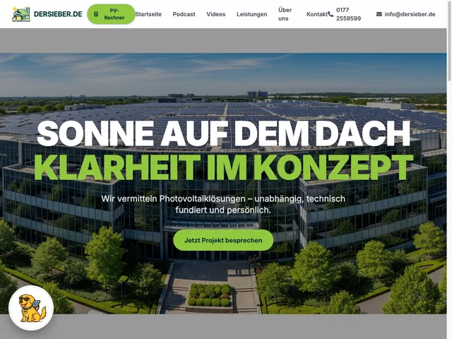 Screenshot der Webseite maron-pv.de